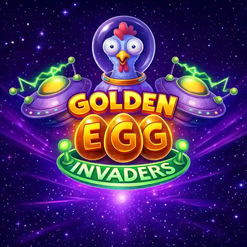 Golden Egg Invaders Slot Game Cover